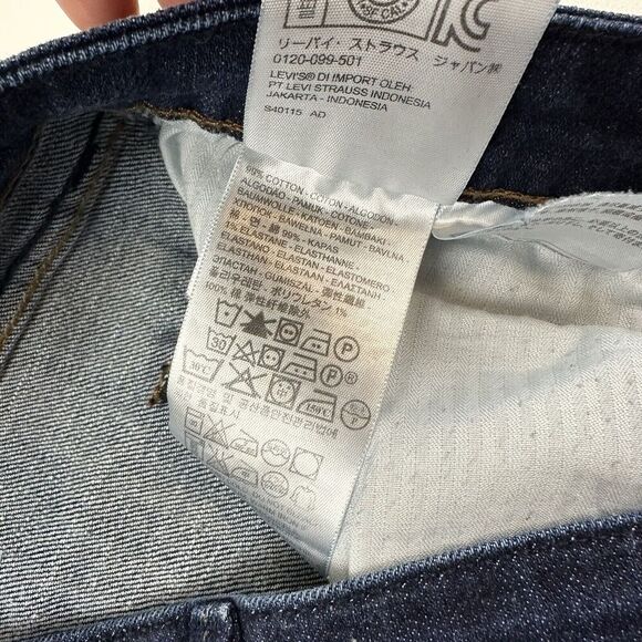 Levi's Demi Curve Classic Rise Boot Cut Denim Blue Jeans Size 12/31 Stretch - Picture 6 of 9